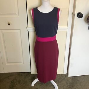 Boden Sleeveless Colorblock Dress 6R
